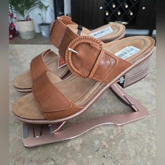 Aetrex Tatiana Cognac Sandal Women's. Size 10 - Picture 4 of 11